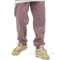 Autumn Solid Velvet Tracksuit Pants with Gunched Feet
